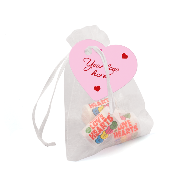 Valentines 24 – Organza Bag – Love Hearts®